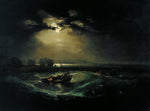 fishermen at sea by J.M.W. Turner, 1801, 12x8" (A4) Poster