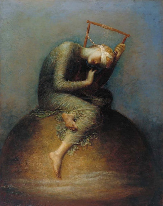 hope by George Frederic Watts, 1886, 12x8" (A4) Poster