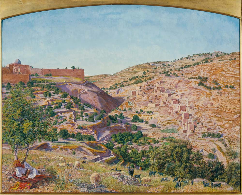 jerusalem and the valley by Thomas Seddon, 12x8" (A4) Poster