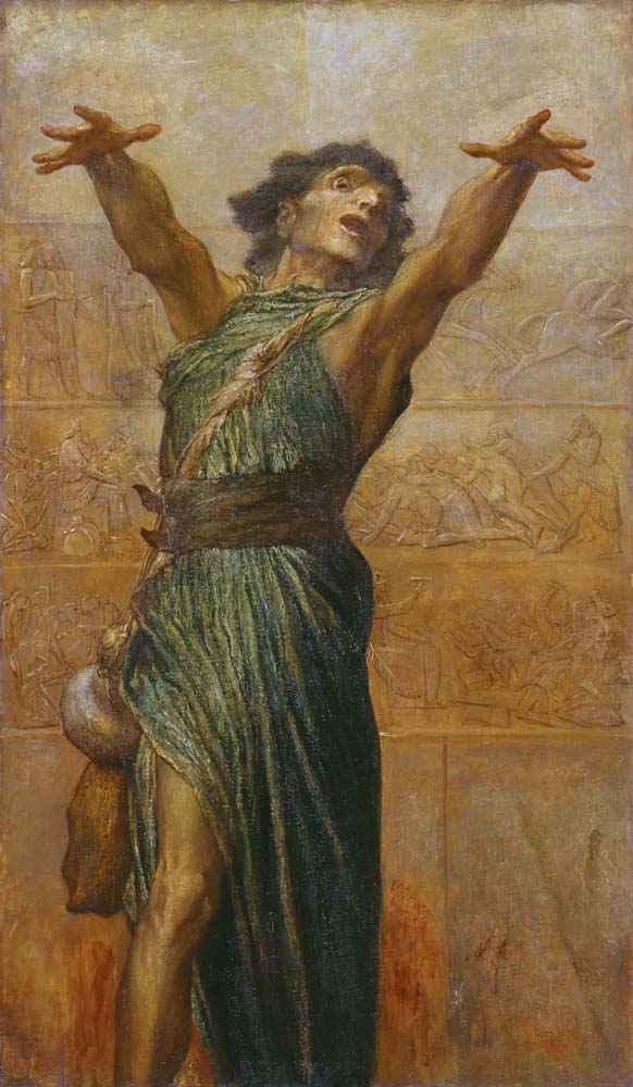 jonah by George Frederic Watts, 1894, 12x8" (A4) Poster