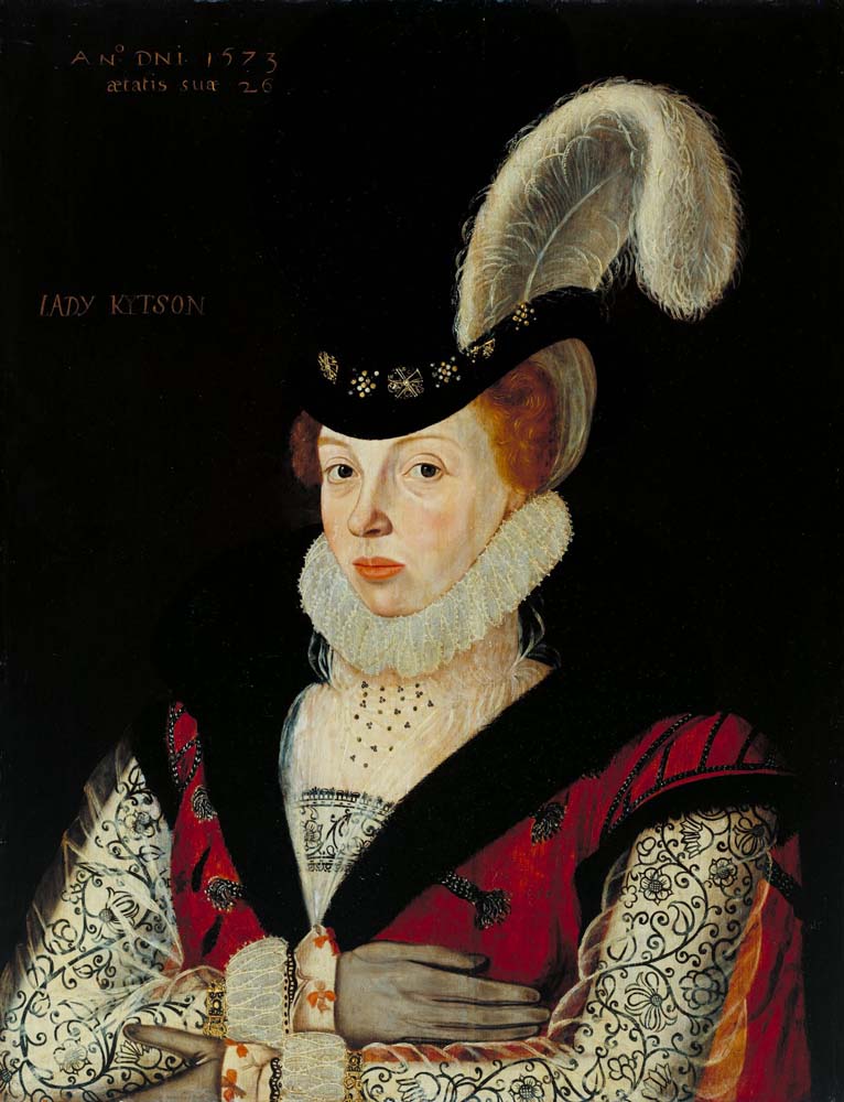 lady kytson by George Gower, 1573, 12x8" (A4) Poster