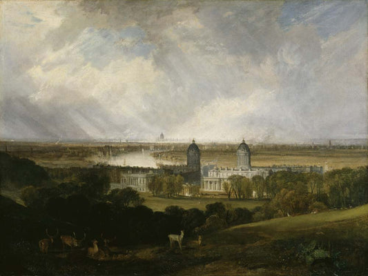 london from greenwich park by J.M.W.Turner, 12x8" (A4) Poster