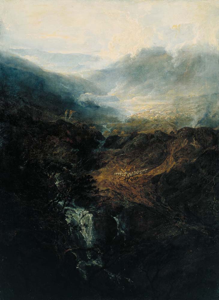 morning amongst the coniston fells, J.M.W.Turner, 12x8" (A4) Poster