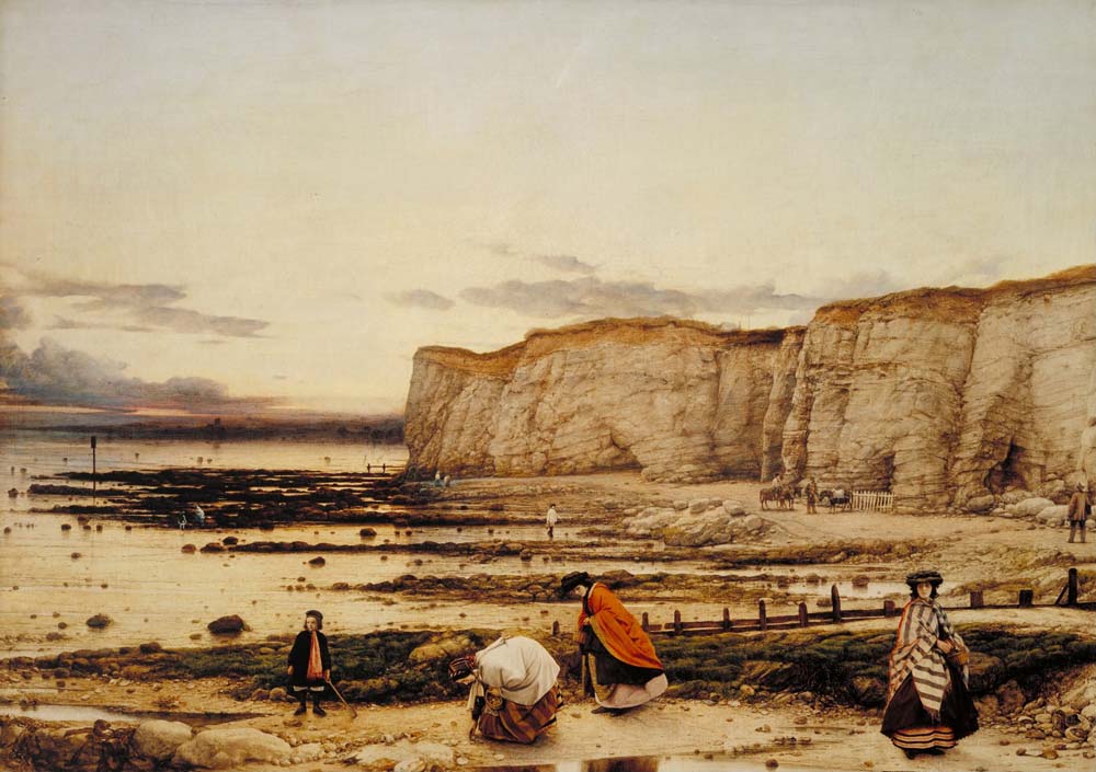 pegwell bay, kent by William Dyce, ca. 1858, 12x8" (A4) Poster