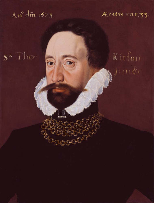 sir thomas kyston by George Gower, 1573, 12x8" (A4) Poster
