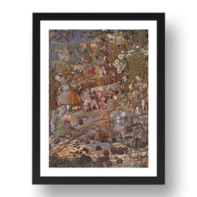 The Fairy Fellers Master Stroke by Richard Dadd,  Framed Art Poster