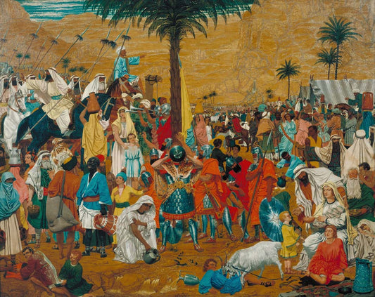 the flight out of egypt by Richard Dadd, 12x8" (A4) Poster
