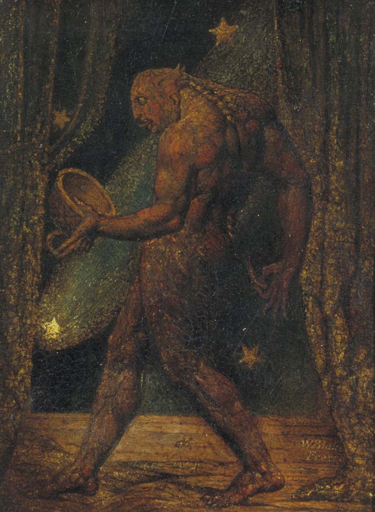 the ghost of a flea by William Blake, ca.1819, 12x8" (A4) Poster