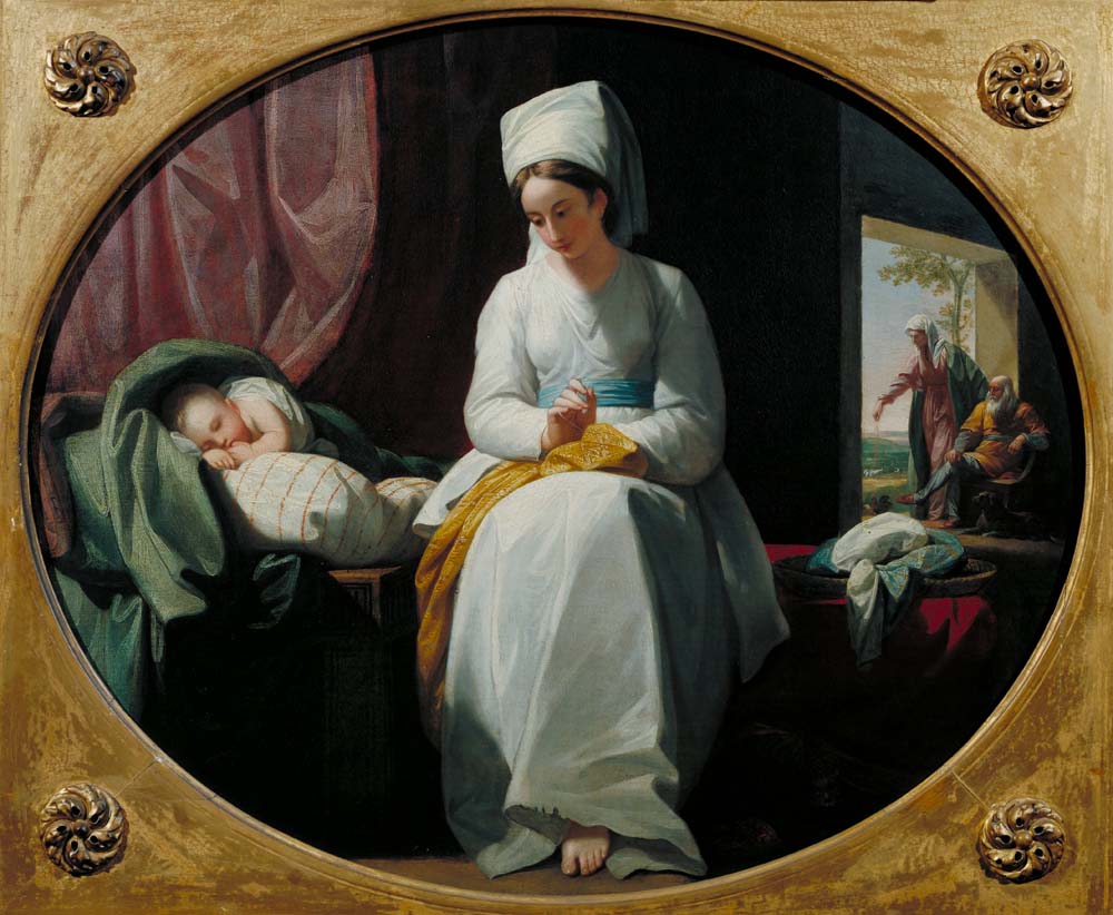  the golden age by Benjamin West, 1776, 12x8" (A4) Poster