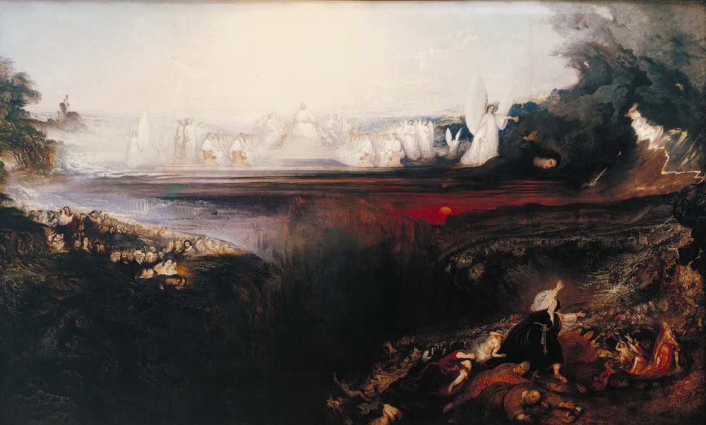 the last judgement by John Martin, 1853, 12x8" (A4) Poster