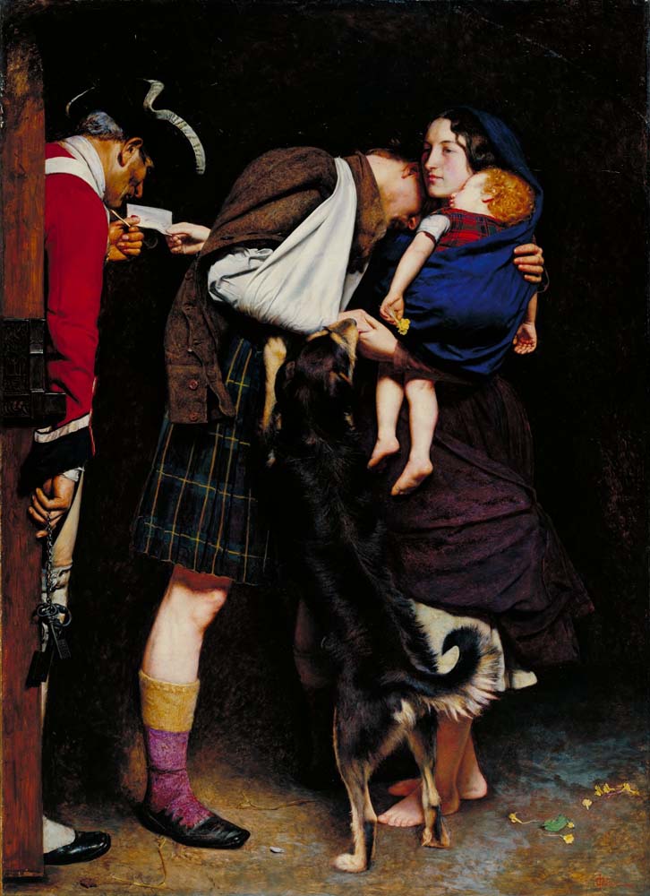 the order of release 1746 by Sir J. E. Millais, 12x8" (A4) Poster