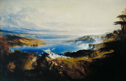 the plains of heaven by John Martin, ca. 1851, 12x8" (A4) Poster