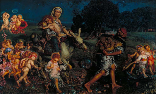 the triumph of innocents by W. H. Hunt, 12x8" (A4) Poster