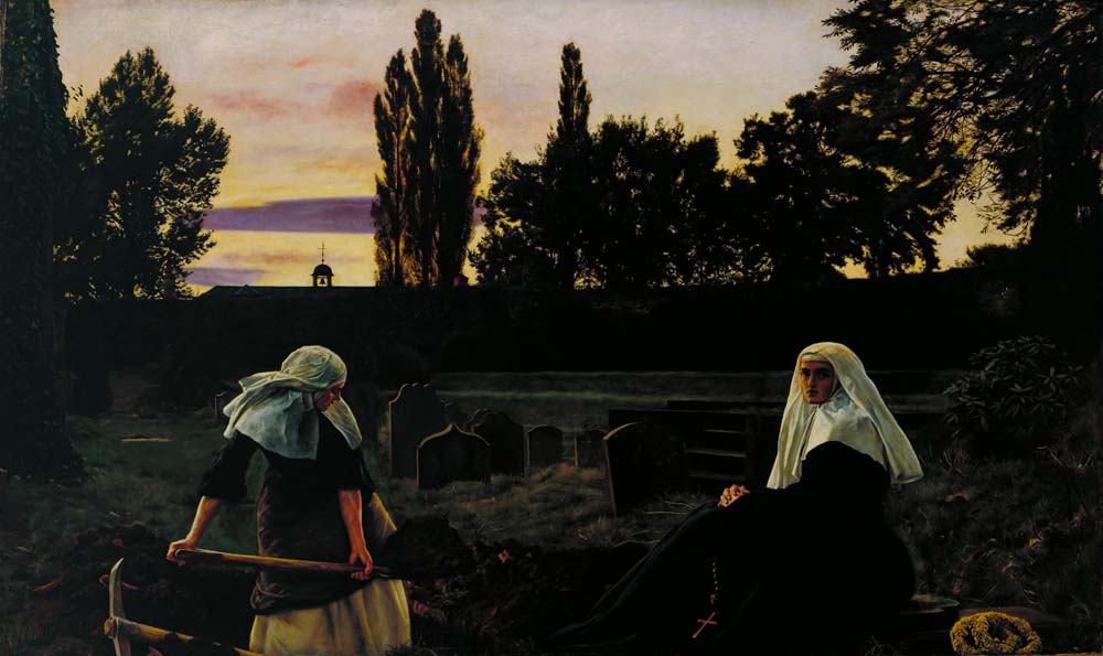 the vale of rest by Sir John Everett Millais, 12x8" (A4) Poster