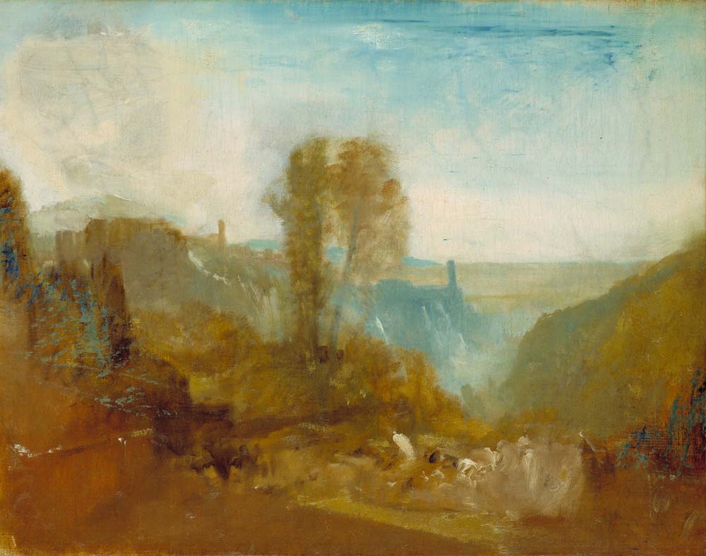 tivoli, the cascatelle by J. M. W. Turner, 12x8" (A4) Poster