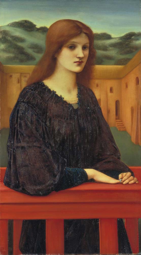vespertina quies by Sir Edward C. Burne-Jones, 12x8" (A4) Poster