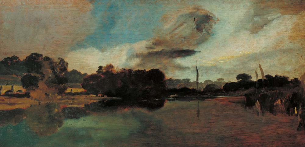walton reach by J. M. William Turner, 1805, 12x8" (A4) Poster