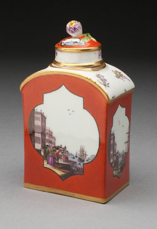Tea Caddy by  Meissen Porcelain Manufactory, 23x16"( A2 size) Poster Print
