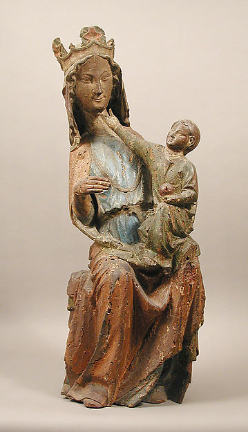 :Virgin and Child 13th–14th century-16x12"(A3) Poster