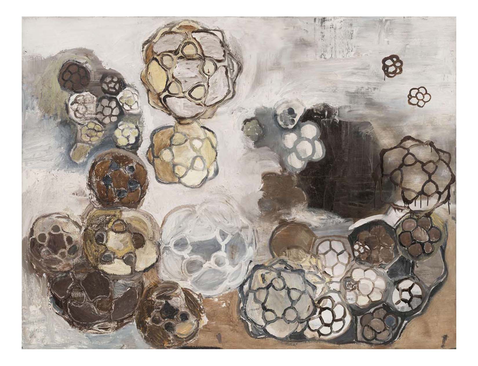 Terry Winters - Double Gravity, 16x12" (A3) Poster Print