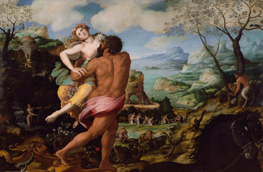 The Abduction of Proserpine, vintage artwork by Alessandro Allori, A3 (16x12") Poster Print