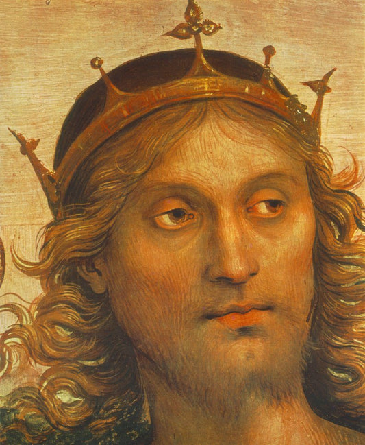 The Almighty with Prophets and Sybils [detail], vintage artwork by Perugino, A3 (16x12") Poster Print