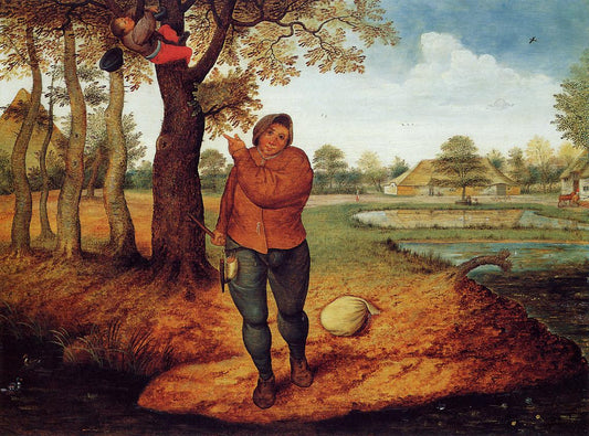 The Beater, vintage artwork by Pieter Brueghel the Younger, A3 (16x12") Poster Print