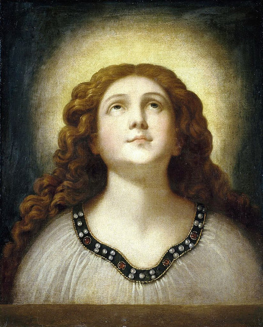 The Blessed Soul, vintage artwork by Francisco Ribalta, A3 (16x12") Poster Print