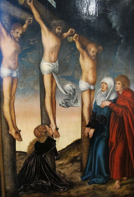 The Calvary, vintage artwork by Lucas Cranach the Elder, A3 (16x12") Poster Print