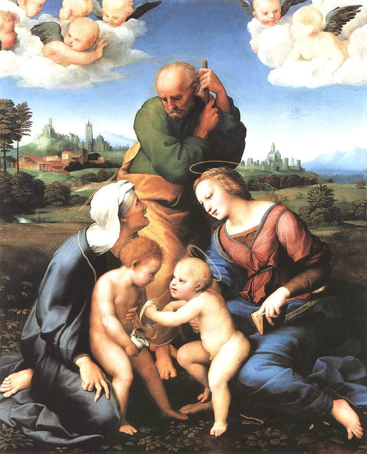 The Canigiani Madonna, vintage artwork by Raphael, A3 (16x12") Poster Print