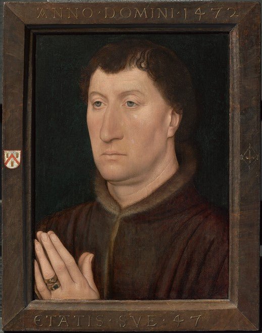 The Canon Gilles Joye, vintage artwork by Hans Memling, A3 (16x12") Poster Print