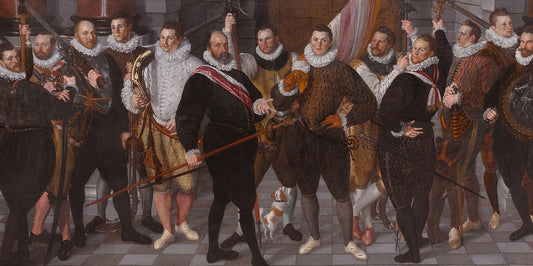 The Company of Captain Dirck Jacobsz. Rosecrans, vintage artwork by Cornelis Ketel, A3 (16x12") Poster Print