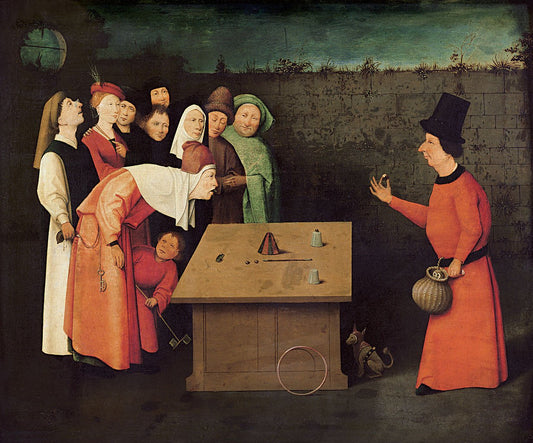 The Conjurer, vintage artwork by Jheronimus Bosch, A3 (16x12") Poster Print
