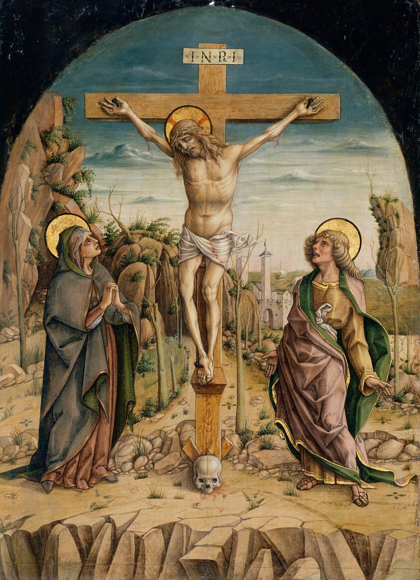 The Crucifixion by  Carlo Crivelli, 23x16"( A2 size) Poster Print