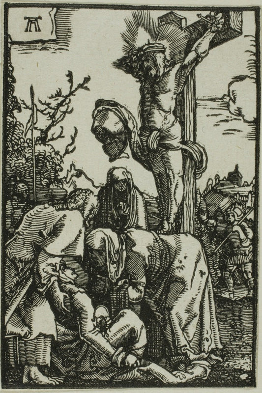 The Crucifixion, from The Fall and Redemption of Man by  Albrecht Altdorfer, 23x16"( A2 size) Poster Print