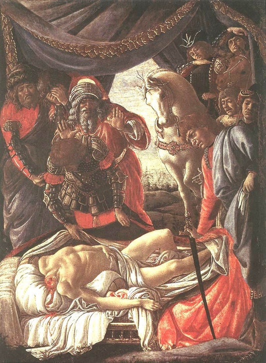 The Discovery of the Murder of Holofernes, vintage artwork by Sandro Botticelli, A3 (16x12") Poster Print