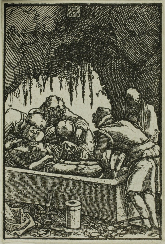 The Entombment, from The Fall and Redemption of Man by  Albrecht Altdorfer, 23x16"( A2 size) Poster Print