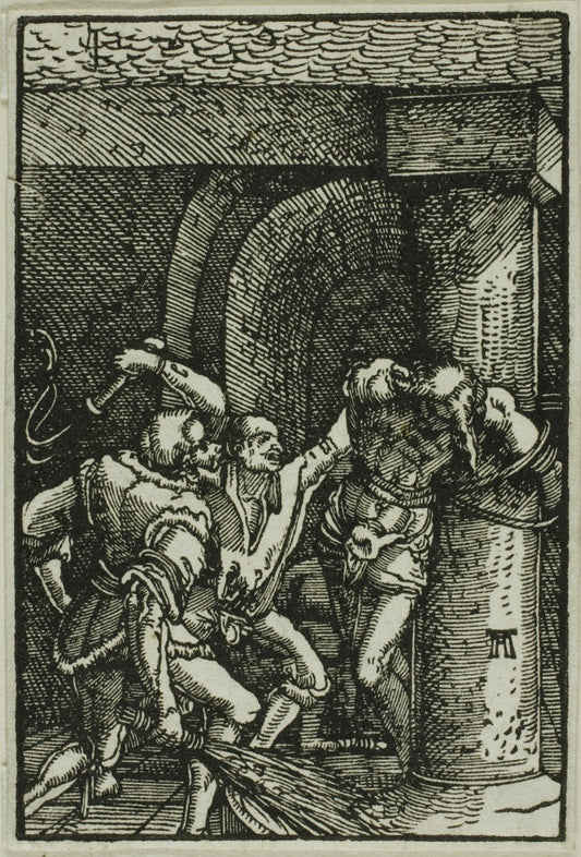 The Flagellation, from The Fall and Redemption of Man by  Albrecht Altdorfer, 23x16"( A2 size) Poster Print
