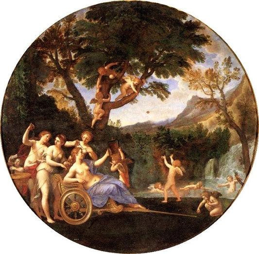 The Four Seasons 1 - Spring, vintage artwork by Francesco Albani, 12x8" (A4) Poster