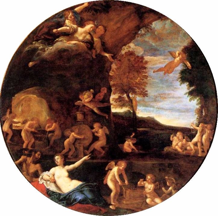 The Four Seasons 2 - Summer, vintage artwork by Francesco Albani, 12x8" (A4) Poster