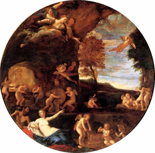 The Four Seasons 2 - Summer, vintage artwork by Francesco Albani, 12x8" (A4) Poster
