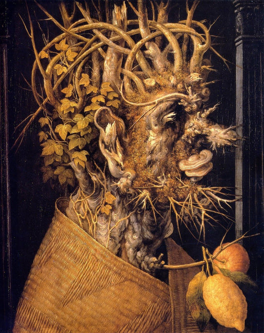 The Four Seasons (Bavarian Series) 04 - Winter, vintage artwork by Workshop of Giuseppe Arcimboldo, A3 (16x12") Poster Print