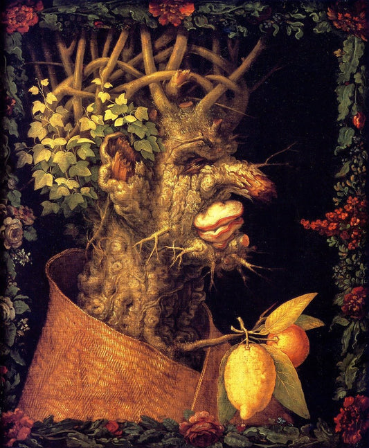 The Four Seasons (Louvre Series) 04 - Winter, vintage artwork by Giuseppe Arcimboldo, A3 (16x12") Poster Print