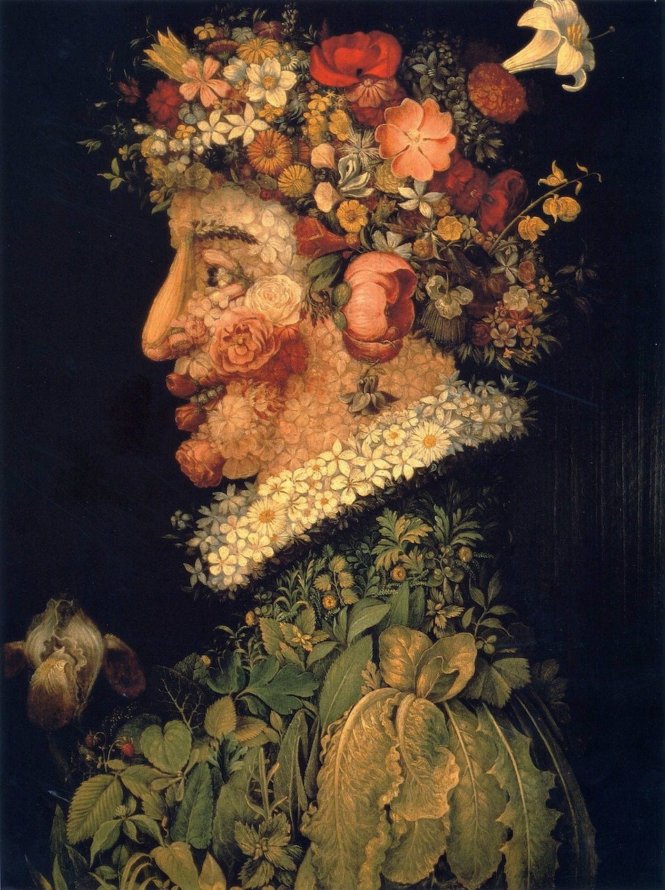 The Four Seasons (Original Series) 01 - Spring, vintage artwork by Giuseppe Arcimboldo, A3 (16x12") Poster Print