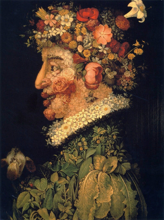 The Four Seasons (Original Series) 01 - Spring, vintage artwork by Giuseppe Arcimboldo, A3 (16x12") Poster Print
