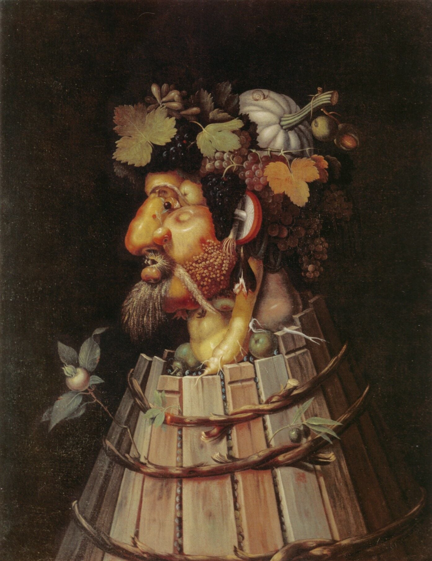 The Four Seasons (Second Series) 03 - Autumn, vintage artwork by Giuseppe Arcimboldo, A3 (16x12") Poster Print