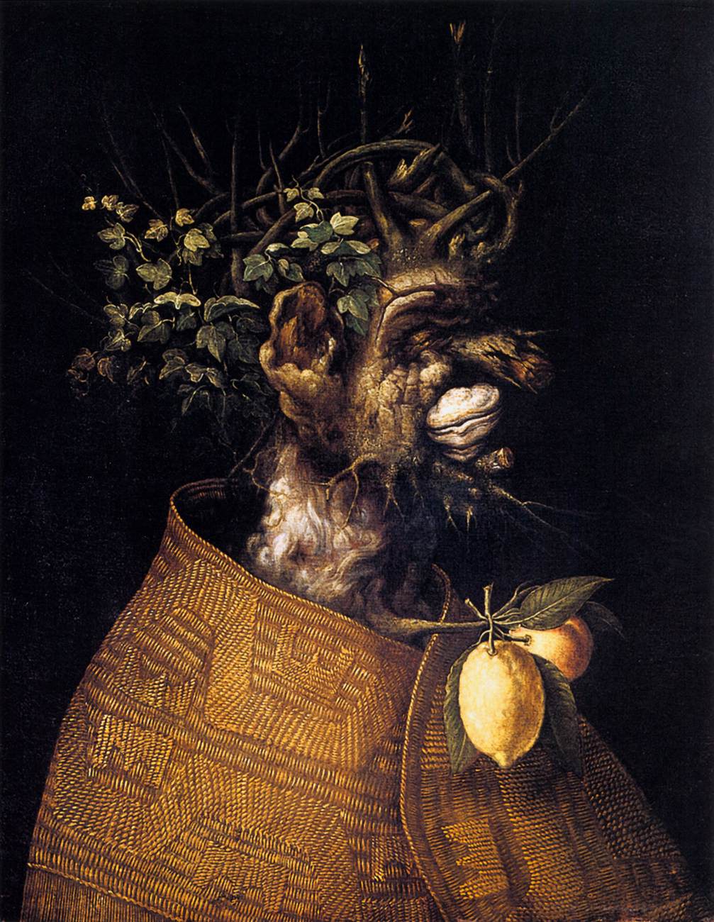 The Four Seasons (Second Series) 04 - Winter, vintage artwork by Giuseppe Arcimboldo, A3 (16x12") Poster Print