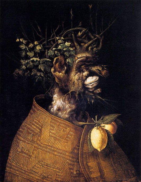 The Four Seasons (Second Series) 04 - Winter, vintage artwork by Giuseppe Arcimboldo, A3 (16x12") Poster Print