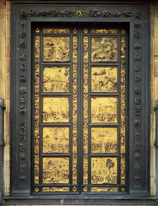 The Gates to Paradise, vintage artwork by Lorenzo Ghiberti, A3 (16x12") Poster Print
