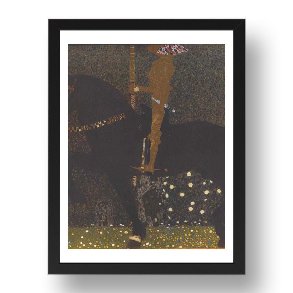 The Golden Knight 1903 by Gustav Klimt, 17x13" Frame